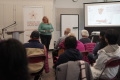 Speaker-with-audience